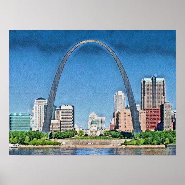 Gateway Arch, St Louis, Missouri Poster (Front)