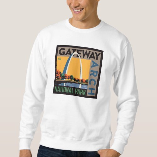 Gateway Arch  St Louis Missouri Sweatshirt