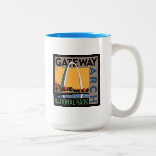Gateway Arch  St Louis Missouri Two_Tone Coffee Mug