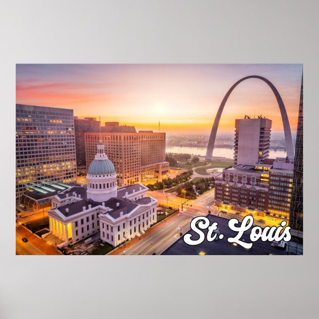 Gateway Arch, St. Louis, Missouri, USA Poster (Front)