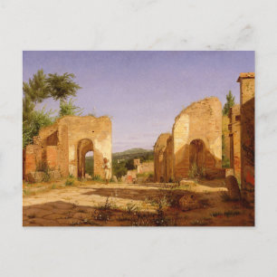 Gateway in the Via Sepulcralis by Christen Kobke Postcard