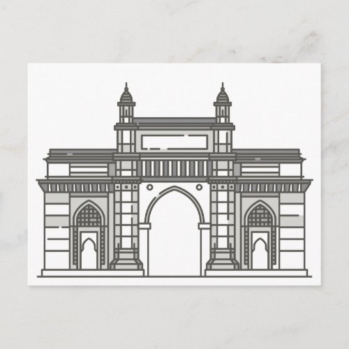 Gateway Of India Mumbai World Landmark Postcard