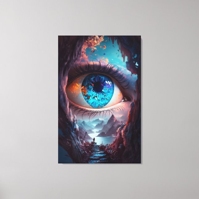 Gateway of perception  canvas print (Front)