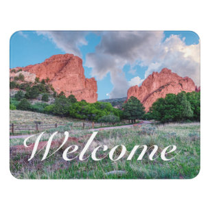 Gateway Rocks Garden Of Gods Welcome Door Sign
