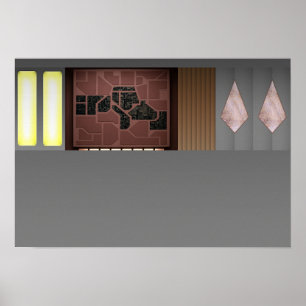 Gateway room diorama poster