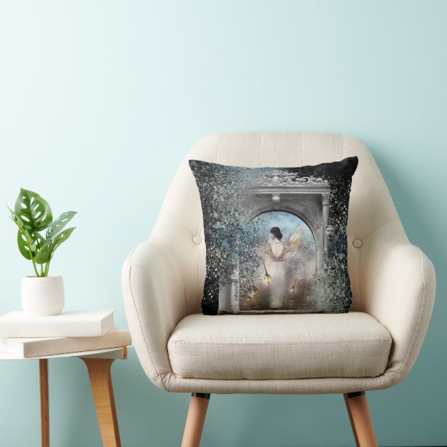 Gateway to fairyland throw pillow (Chair)