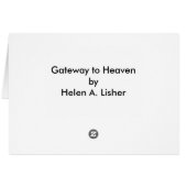 Gateway to Heaven Cards (Back Horizontal)