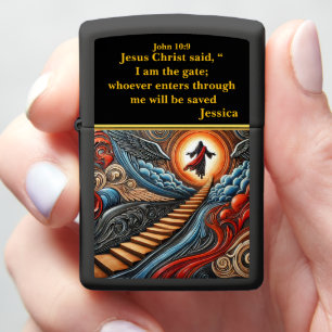 Gateway to Heaven - John 10:9 Zippo Lighter