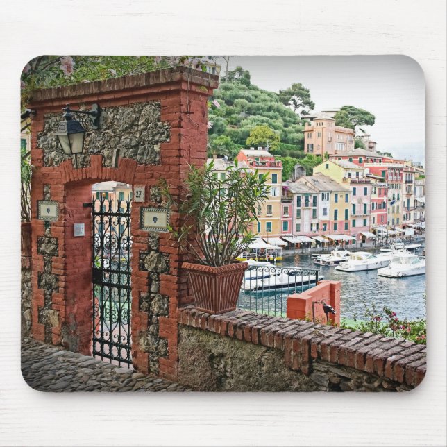 Gateway to Paradise - Portofino, Italy Mousepad (Front)
