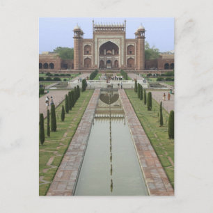 Gateway to Taj Mahal, India Postcard