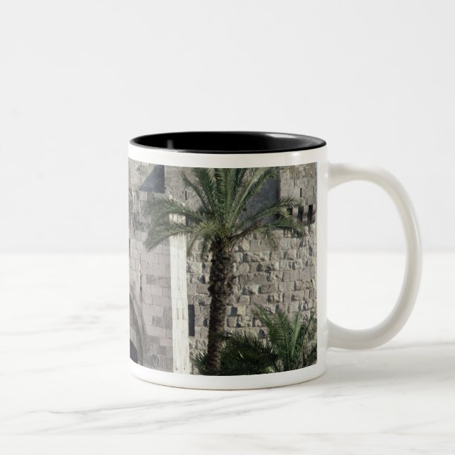 Gateway to the Old City Two-Tone Coffee Mug (Right)