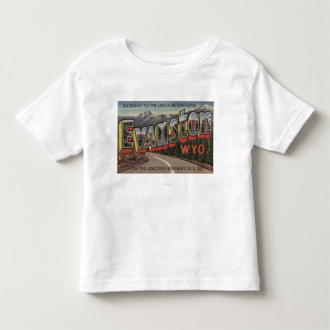 Gateway to the Uinta Mountains - Evanston, WY Toddler T-shirt (Front)