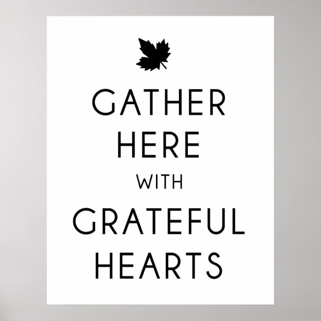 Gather Here Poster (Front)
