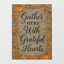 Gather Here With Grateful Hearts – wall art