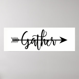 Gather Home Decor Art Print