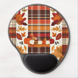 Gather 'Round the Plaid Gel Mouse Pad