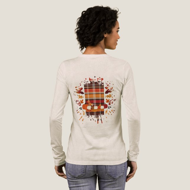 Gather 'Round the Plaid Tri-Blend Shirt (Full Back)