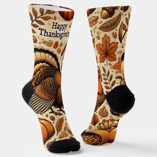 Gather 'Round the Table Socks (Angled)