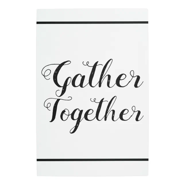 Gather Together Metal Wall Art Zazzle