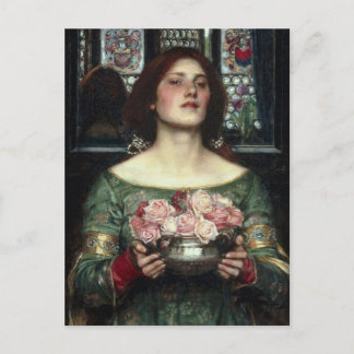 'Gather Ye Rosebuds While Ye May' John William Wat Postcard
