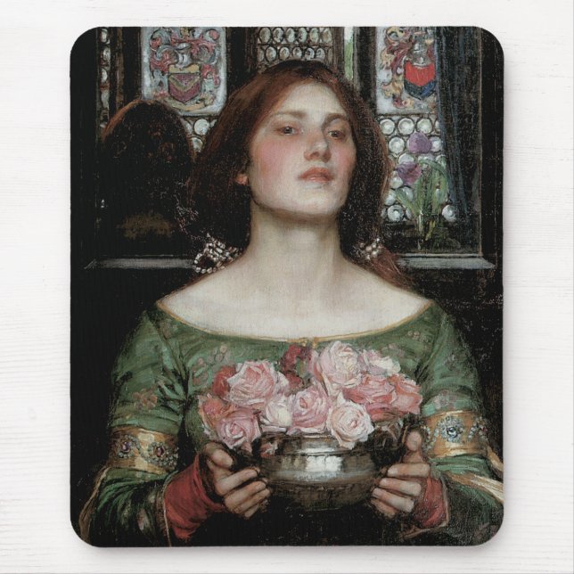 Gather Ye Rosebuds While Ye May Mouse Pad (Front)