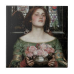 Gather Ye Rosebuds While Ye May Tile