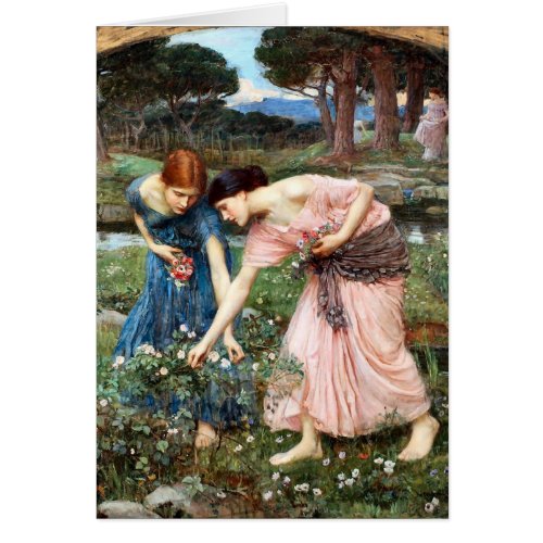 Gather ye Rosebuds While ye May Waterhouse