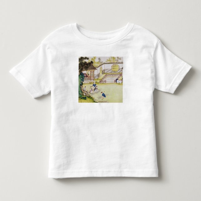 Gathering bamboo to make paper toddler t-shirt (Front)