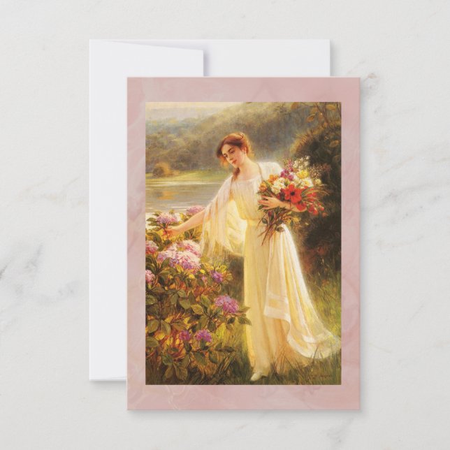 Gathering Flowers Garden Party Invitation (Front)