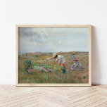 Gathering Flowers | William Merritt Chase Poster<br><div class="desc">Gathering Flowers, Shinnecock, Long Island (c. 1897) | William Merritt Chase’s Gathering Flowers, Shinnecock, Long Island captures a serene moment of young girls collecting flowers in a small garden. Set against the gentle backdrop of Shinnecock’s countryside, the painting is rendered in soft, impressionistic brushstrokes that evoke a sense of tranquility...</div>