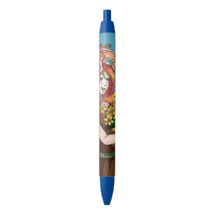Gathering Flowers with a Dragon Pen