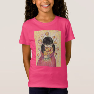 Gathering Love Hearts Art Custom T-Shirts
