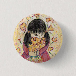 Gathering Love Hearts Lapel Pin Buttons