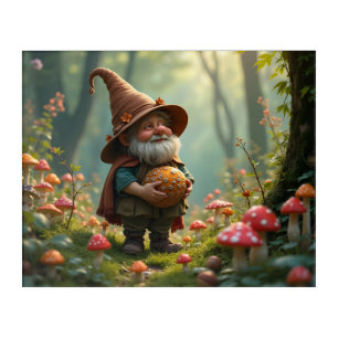 Gathering Mushrooms Acrylic Print