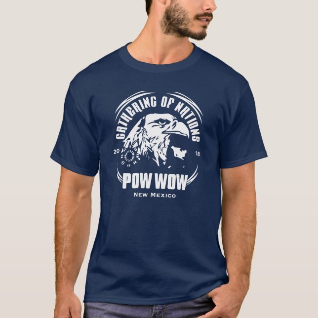 Gathering of Nations Indian Powwow T-Shirt (Front)