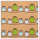 Gathering of Owls Fabric