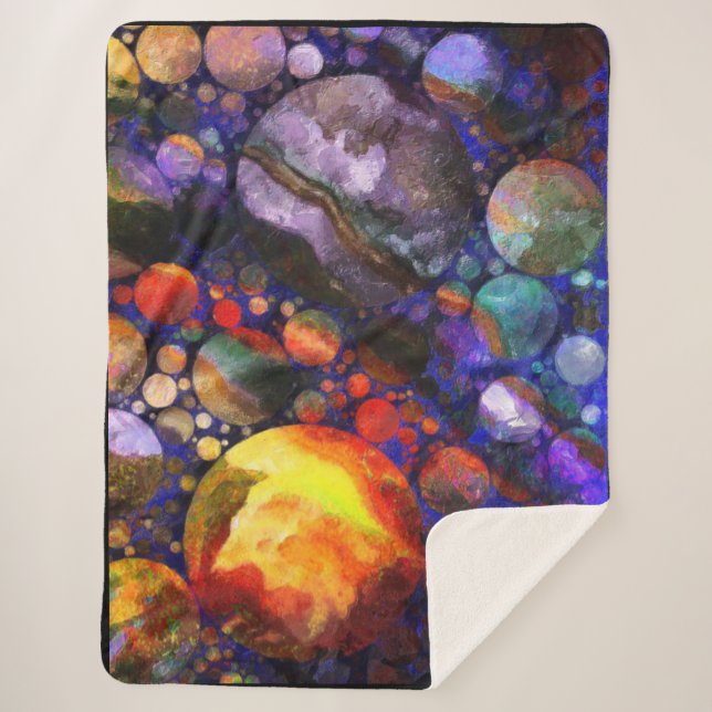 Gathering Of The Planets Sherpa Blanket (Front)