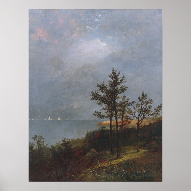 Gathering Storm on Long Island Sound (1872) Poster (Front)
