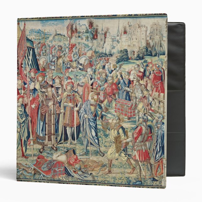 Gathering the Booty, Tapestry of David and Bathshe Binder (Front/Inside)