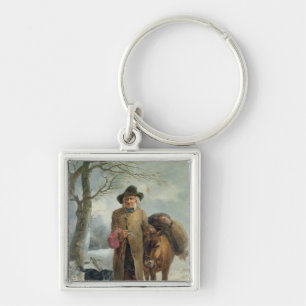 Gathering winter fuel keychain