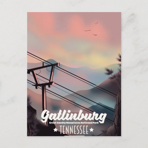 Gatlinburg Great Smoky Mountains Tennessee Postcard