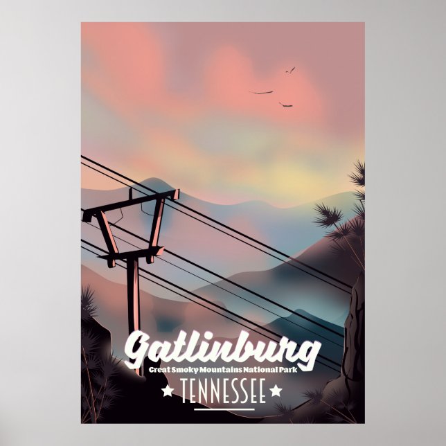 Gatlinburg Great Smoky Mountains Tennessee Poster (Front)