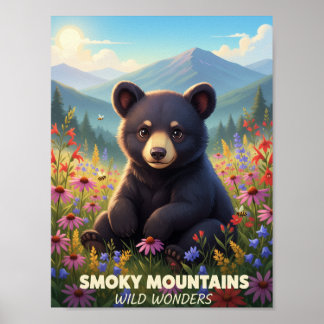 Gatlinburg Smokey Mountains Wild Wonders Poster