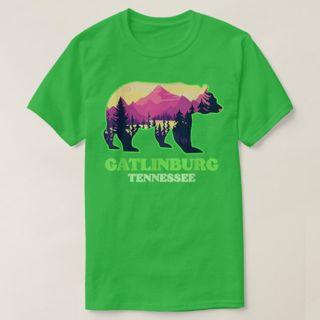 Gatlinburg Tennessee Bear Great Smoky Mountains So T-Shirt (Design Front)