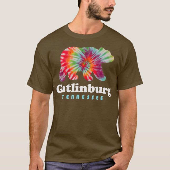 Gatlinburg Tennessee Bear Great Smoky Mountains T-Shirt (Front)