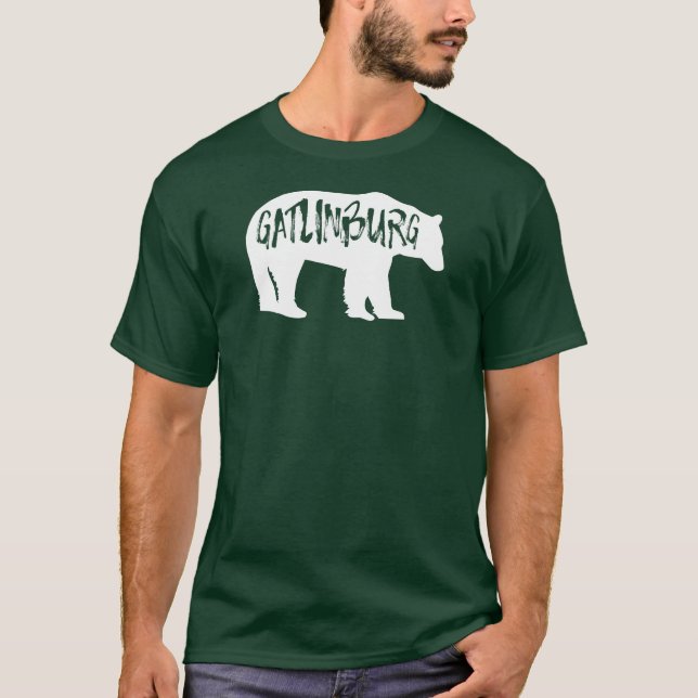 Gatlinburg Tennessee Bear T-Shirt (Front)