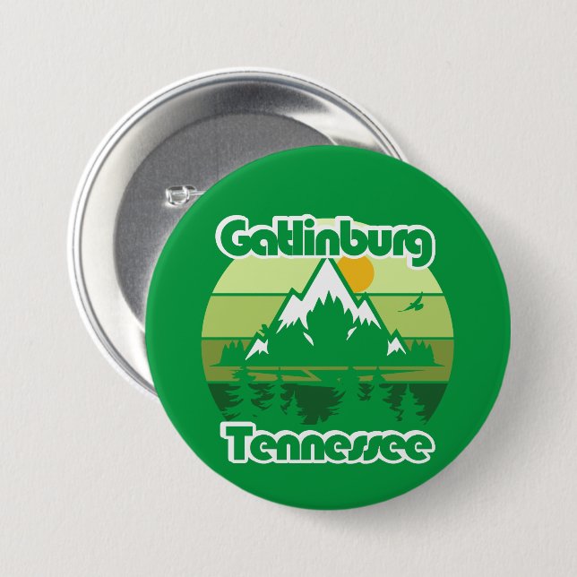 Gatlinburg Tennessee Button (Front & Back)