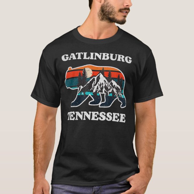 Gatlinburg Tennessee Great Smoky Mountains Bear So T-Shirt (Front)