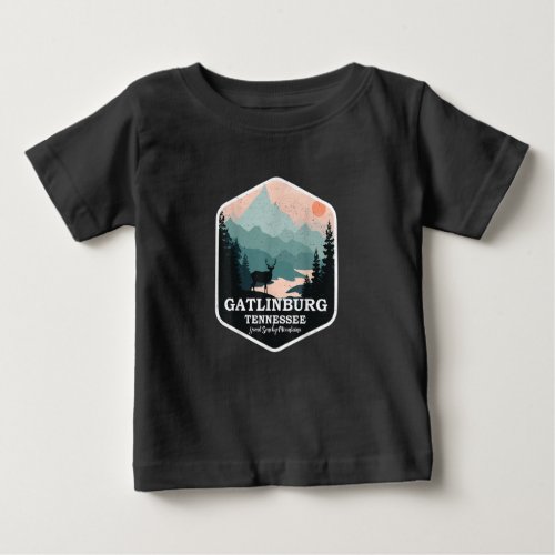 Gatlinburg Tennessee Great Smoky Mountains Hiking Baby T_Shirt