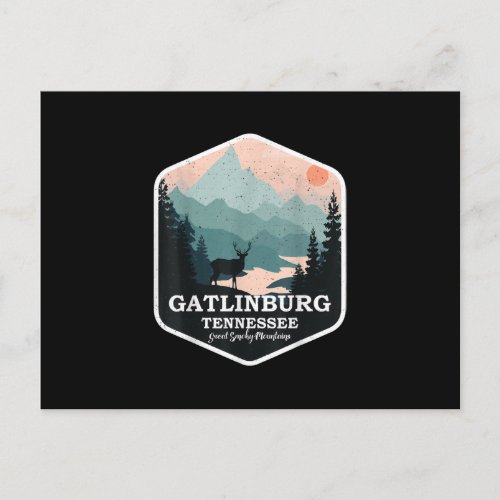 Gatlinburg Tennessee Great Smoky Mountains Hiking Postcard